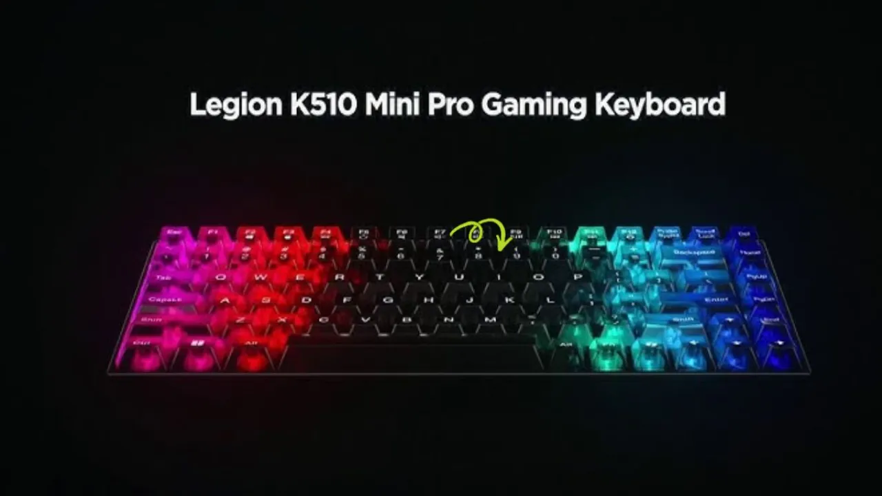 Lenovo Legion K510 Mini Pro Gaming Keyboard Launched in India with 75% Layout and RGB